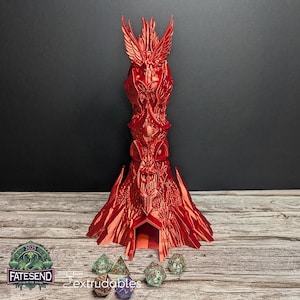 Heaven and Hell Dice Tower by Fates End | Dungeons and Dragons | Table Top Gaming | Pathfinder | RPG