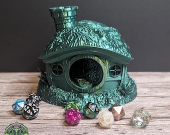 Halfling Hut Dice Tower by Fates End | Dungeons and Dragons | Table Top Gaming | Pathfinder | RPG