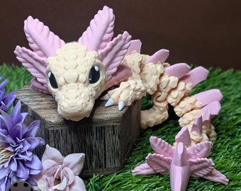 Articulated Axolotl Dragon | Fidget Toy | Kids Gift | Sensory Toy | Desk Toy
