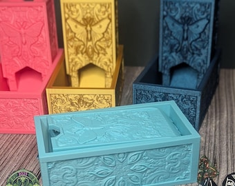 Collapsible Foldable Dice Tower | Mini Dice Tower | Pocket Dice Tower | Travel Dice Tower | Compact Dice Tower | Dungeons and Dragons