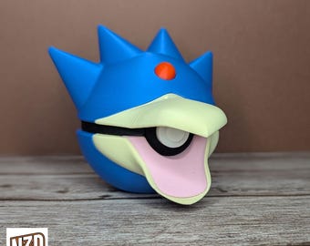 Golduck-Themed Character Poké Ball | Pokeball Prop | Pokemon Monster Balls | Pokemon Fan Gift | Pokemon Themed Character Balls