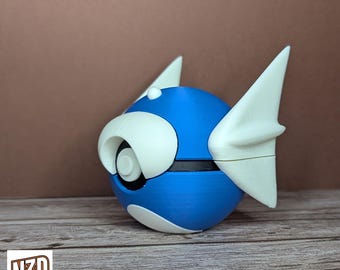 Dratini-Themed Character Poké Ball | Pokeball Prop | Pokemon Monster Balls | Pokemon Fan Gift | Pokemon Themed Character Balls