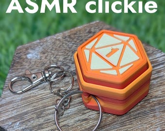 NAT1 Dice Inspired Mechanical Keyboard Clicky Keychain | Dungeons and Dragons | D&D Dice