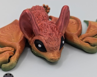 Pipistrello articolato / Creature articolate / Giocattolo antistress / Regalo per bambini / Giocattolo sensoriale / Giocattoli articolati TikTok / Regalo di Natale