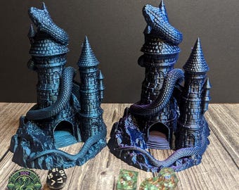 Snake Dice Tower | Serpent Dice Tower | Dungeons and Dragons | Table Top Gaming | Pathfinder | RPG