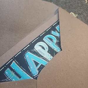 Cartão de Feliz Aniversário DIY
