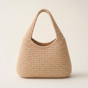 Crochet Hobo Bag Pattern, Modern Tote, Market Bag PDF (Digital Download) image 6