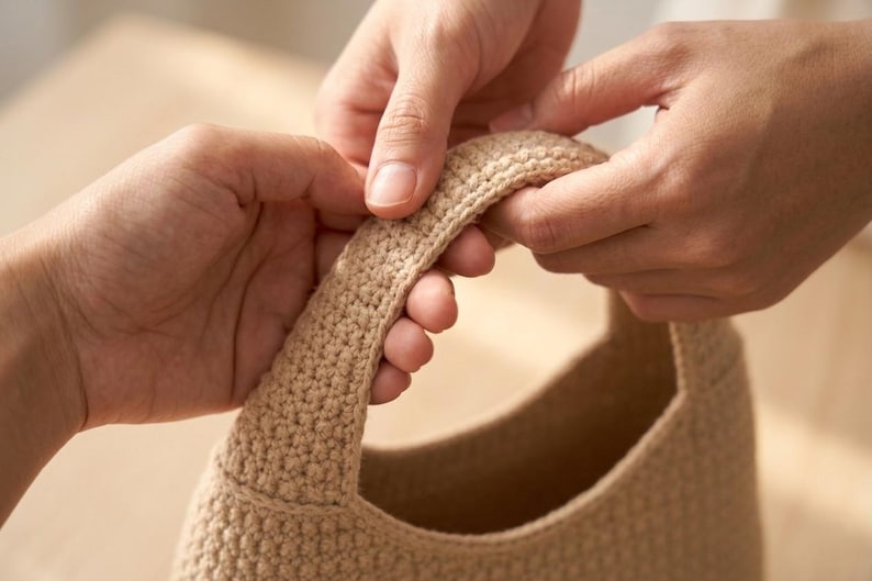 Crochet Hobo Bag Pattern, Modern Tote, Market Bag PDF (Digital Download) image 3