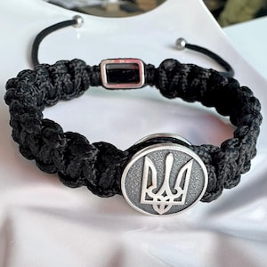 Paracord Bracelet – Best Gift for Him, Dad, Boyfriend or Husband – Handmade Ukraine Jewelry for Men – Unique Gift from Ukraine