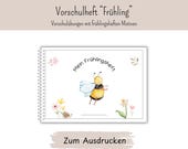 Vorschulheft Frühling | Vorschulbuch | Kindergarten | Vorschule