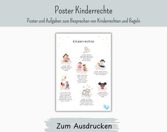 Children's Rights Poster | Materials on children's rights for daycare centers