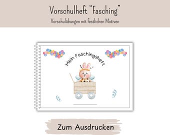 Preschool booklet for Carnival | Mardi Gras | Preschool book | Kindergarten