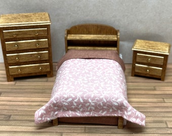 1:24 Half Inch Scale Country Child’s Room Furniture Kit