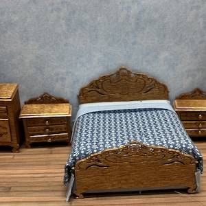 1:24 Half Inch Scale Victorian Bedroom Furniture Kit