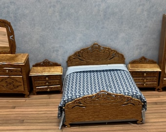 1:24 Half Inch Scale Victorian Bedroom Furniture Kit