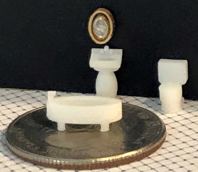 1:144th Inch Scale Bathroom