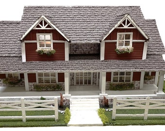 New 1:48th Complete Kit – Quarter Inch Two-Story Ranch House