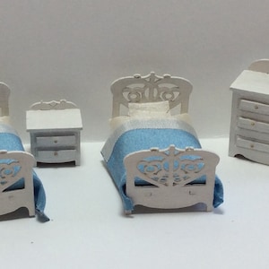 1:48 Quarter Inch Scale Victorian Style Child's Room Furniture Kit