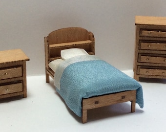 1:48 Quarter Inch Scale Country Style Child's Room Furniture Kit
