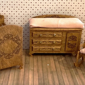 1:24 Half Inch Scale Victorian Nursery Furniture Kit