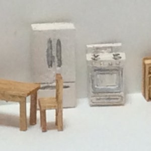 1:144th Inch Scale Furniture Kits Modern Style Kitchen