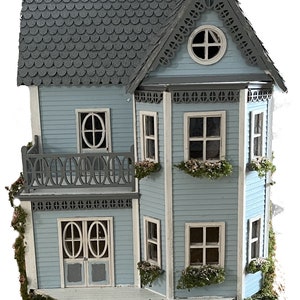 New 1:48 Scale Complete Kit – Quarter Inch Scale Blue Wall House Kit