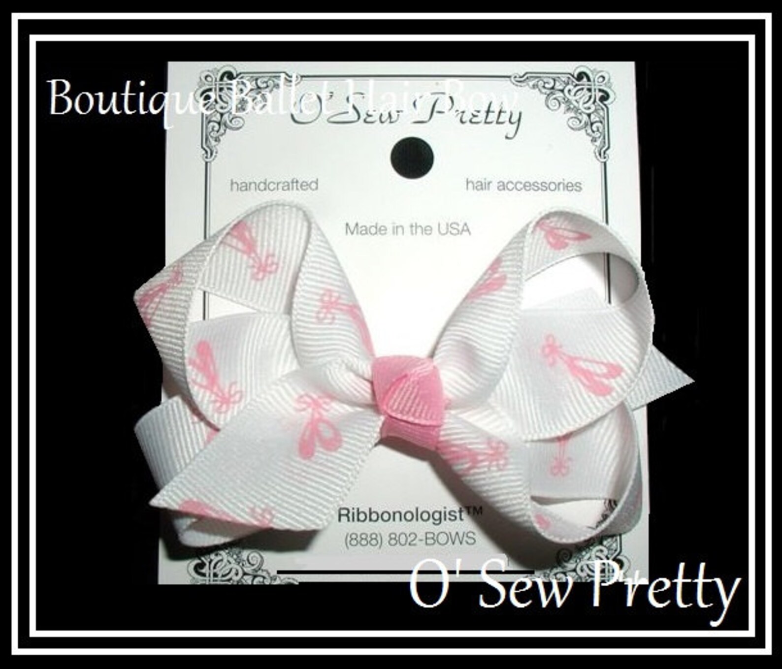 ballet hair bows, pink ballet shoe hair bows, hair bows for ballet, classic ballet hair bows, boutique ballet hair bows, balleri