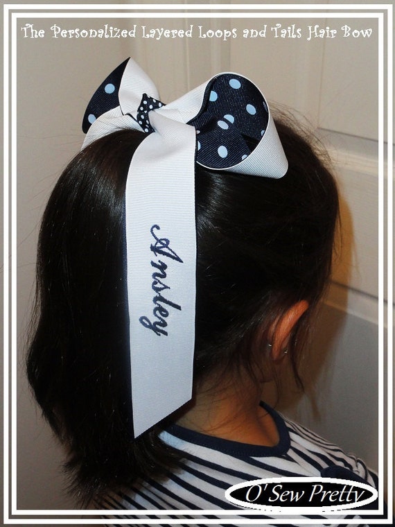 Moños personalizados para niñas cheap