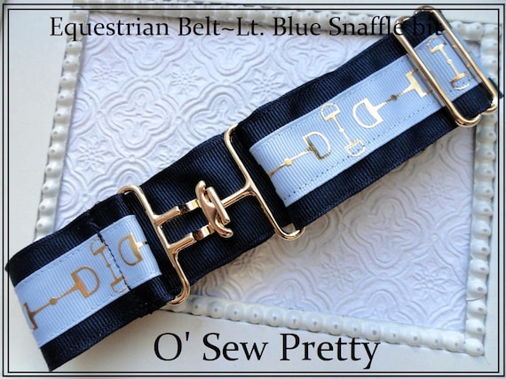 Ceinture équestre LILO Espana Bleu Clair - Taille Unique - Neuve Sans étiquette