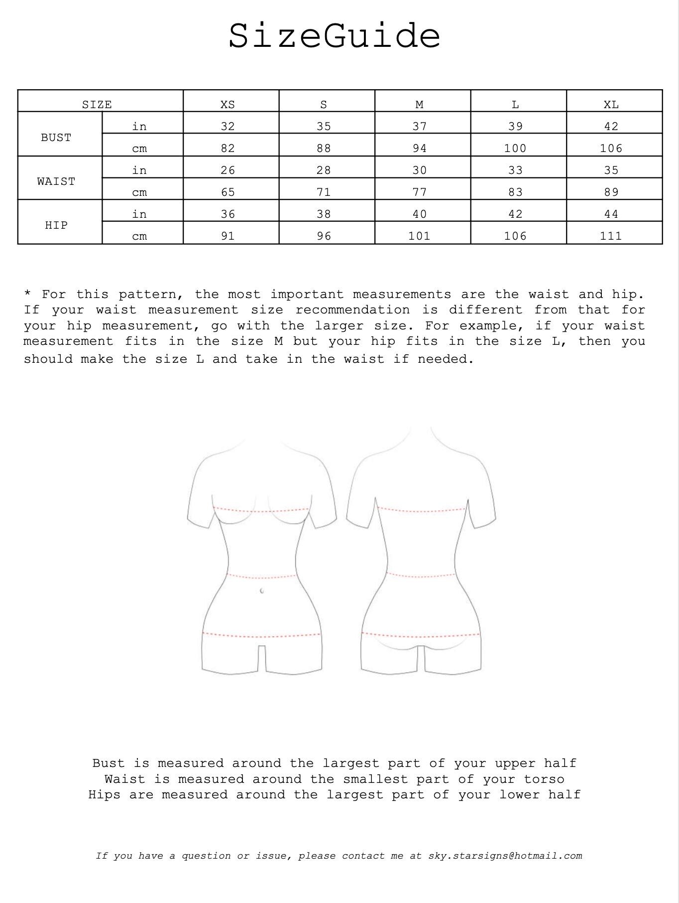 Tights Digital Sewing Pattern PDF (A4 + US Letter) Confident Beginner ...
