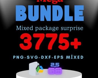 3775+ Mega SVG PNG Dxf Efs miced Bundle An ideal package for beginners on etsy Q1