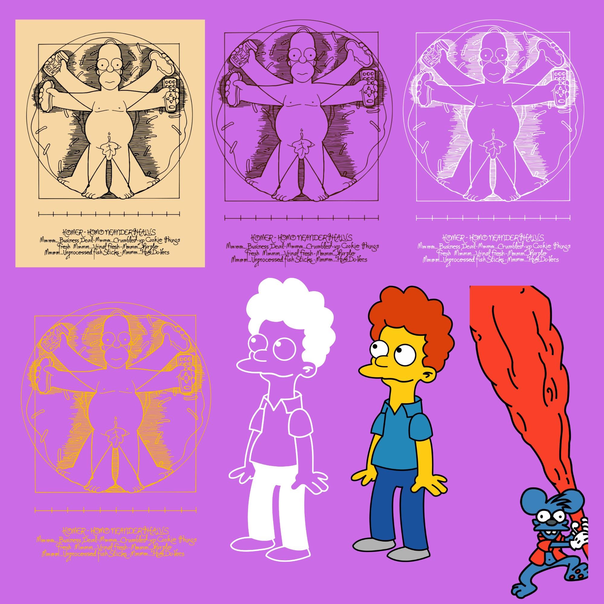 170 Simpsons SVG Bundle Fun and Colorful Designs Perfect Set for DIY ...