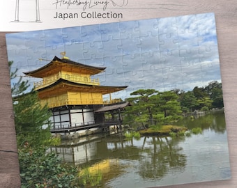 Rompecabezas del Pabellón Dorado Kinkakuji, Kioto, Japón