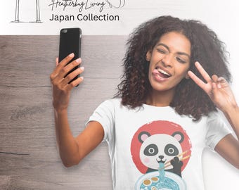 Panda Ramen T-Shirt: Kawaii Japanese Noodles Graphic Tee