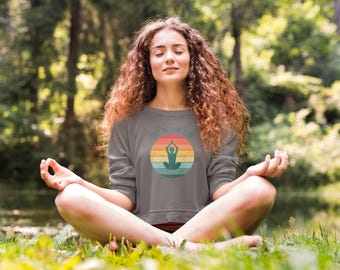Get in the Zen Women's Cropped Sweatshirt
