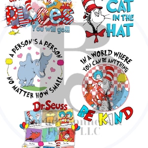 Dr Suess Png Bundle, Dr.Suess Png, DTF, Sublimation, Dr.Suess Day Png, Dr. Suess Bundle, Gelesenes Buch Png, Dr. Suess Dateien