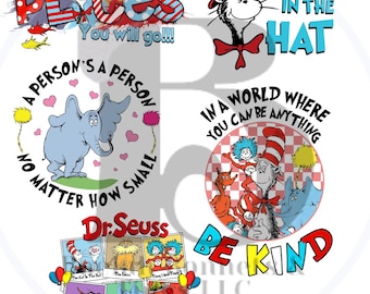 Dr Suess Png Bundle, Dr.Suess Png, DTF, Sublimation, Dr.Suess Day Png, Dr. Suess Bundle, Read Book Png, Dr Suess Files