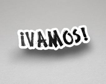 Sticker Vamos - Gift idea for a tennis fan - Stickers art - Sticker idea about tennis and sports - Tennis player legend