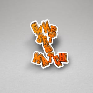 Sticker Game Set & Match - Idée cadeau pour un fan de tennis - Stickers art - Idée de sticker sur le tennis et sur le sport