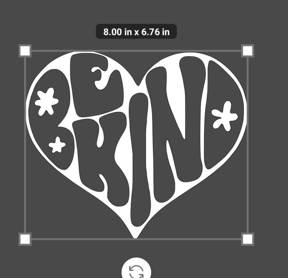 Be Kind Decal - Etsy