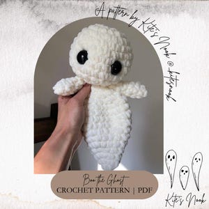 Ghost | Crochet Pattern| Digital Download| PDF | Halloween