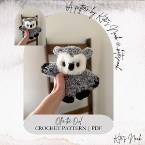 Ollie el Búho / Patrón de crochet / PDF / Descarga digital
