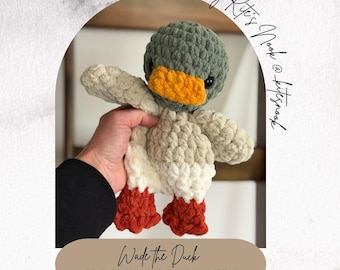Wade the Duck| Crochet Pattern | Digital Download| PDF