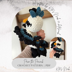 Prim el Pavo Real/ Patrón de Crochet/ Descarga Digital/ PDF/