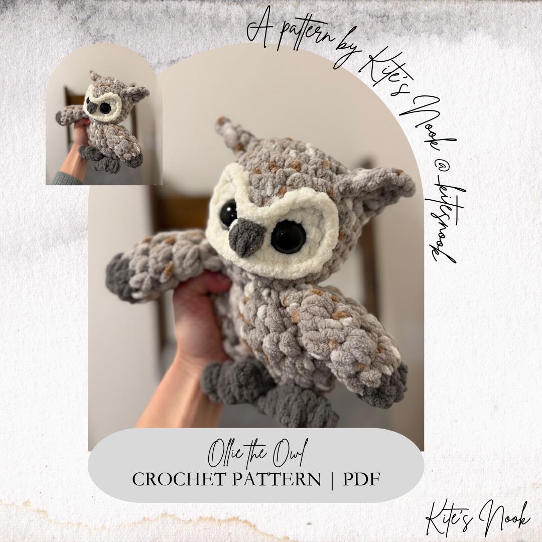 Ollie the Owl | Crochet Pattern | PDF | Digital Download