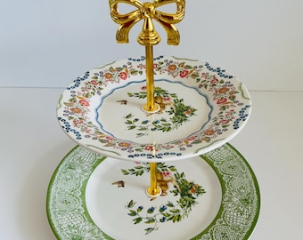 Soporte para tartas de dos niveles