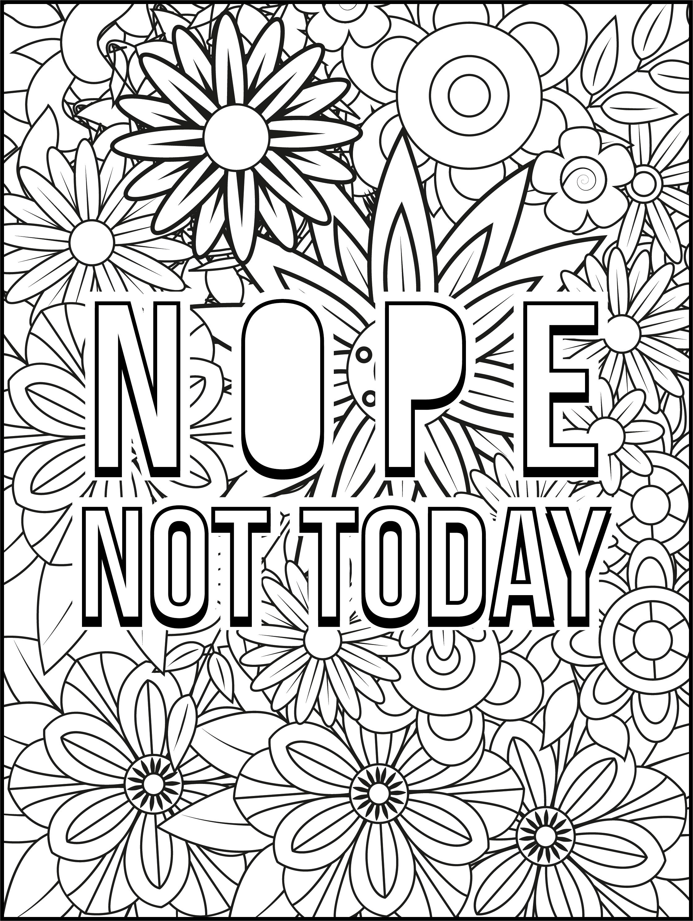 Motivational quotes coloring book adult coloring book etsy