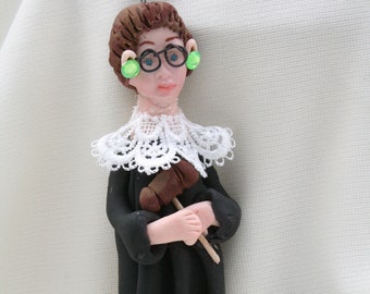 RBG Ornament, Ruth Bader Ginsberg Ornament, RBG Birthday Gift, RBG Graduation Gift,
