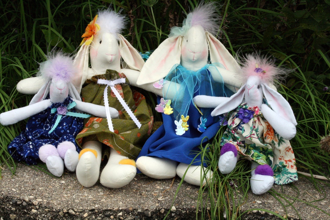 Bunny Rabbits, Stuffed Bunnies, Rabbit Softies, Easter Rabbits - Etsy