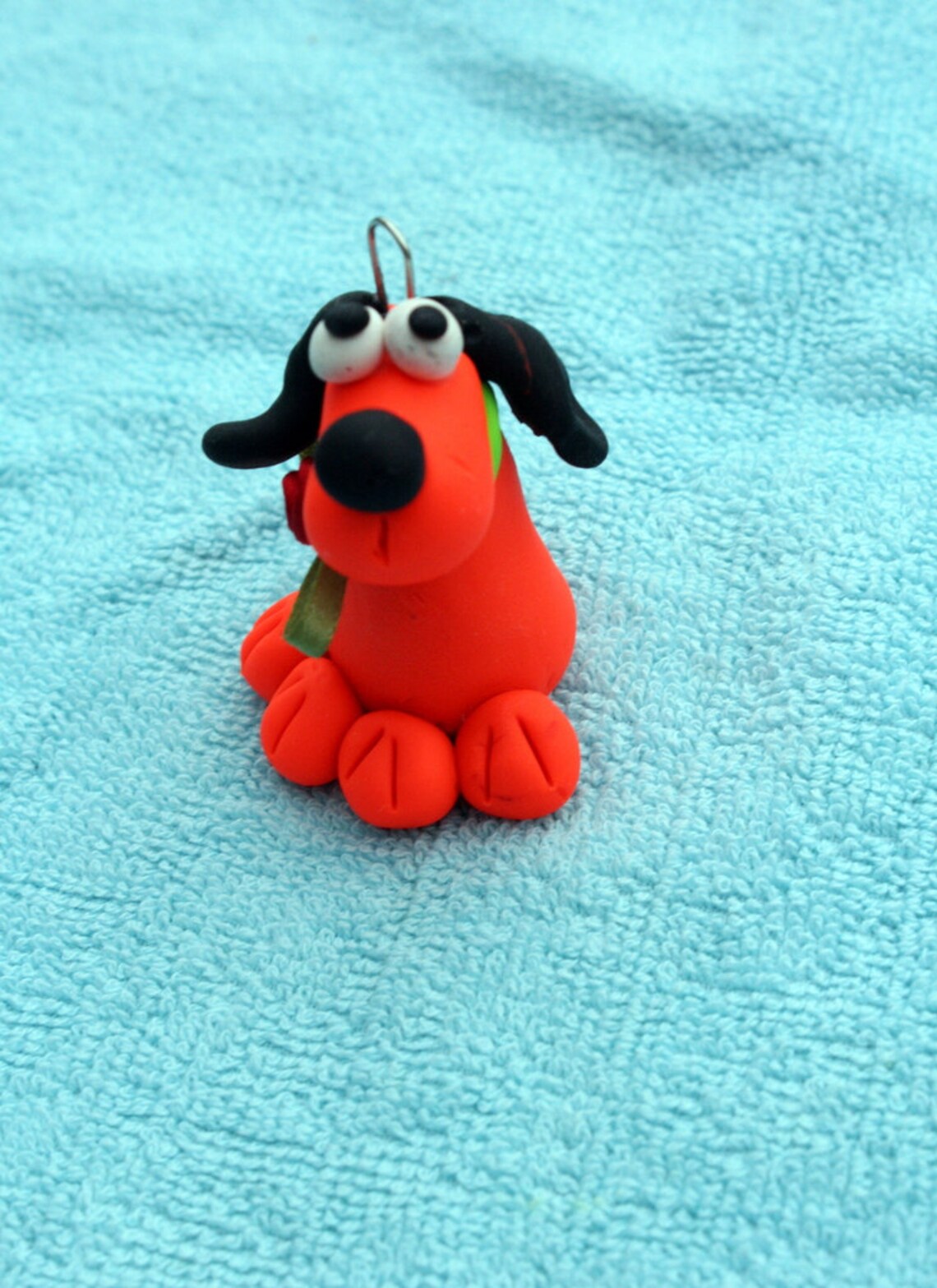 Polymer Clay Dog Hound Clay Dog Ornament Hound Dog Gift Etsy